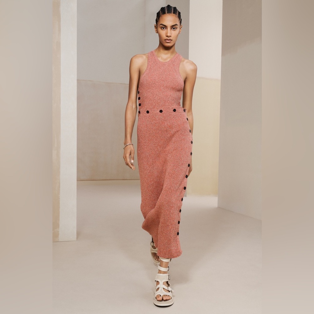 ZARA TRZL DRSS 08  PINK SIZE M - REF. 4566/601
